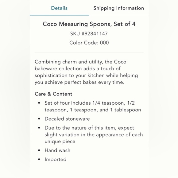 Anthropologie measuri spoons set of 4 - Picture 5 of 9